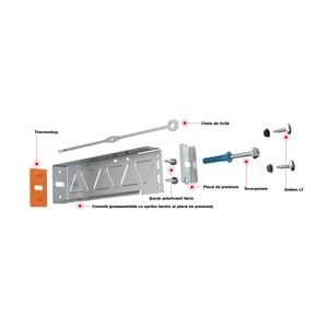 Consola fatada ventilata EJOT CF Konsole K1