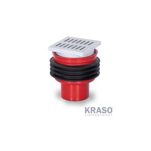 Sifon pardoseala cu gratar din plastic KRASO